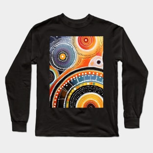 Explore the Cultural Depth: Australian Aboriginal Art and Unique Visual Traditions Long Sleeve T-Shirt